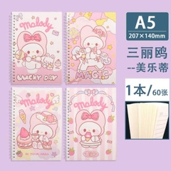 [ Set 20 Quyển ] Sổ Lò Xo Sanrio [ A5 ] - 20346