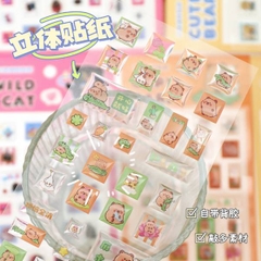 [ Set 12 Túi ] Sticker Nổi [ Nhựa Epoxy ] - 20366