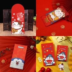 [ Set 200 Cái ] Bao Lì Xi Doraemon - 20387