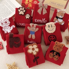 [ Set 12 Đôi ] Vớ Dài [ Polyester ] - 20415