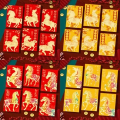 [ Set 100 Xấp ] Lì Xì [ Xấp 6 Cái / Size Nhỏ ] - 20614