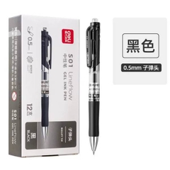 [ Set 5 Hộp ] Bút Bi Deli S01 [ 0.5mm / 3 Màu / Hộp 12 Cây ] - 20646