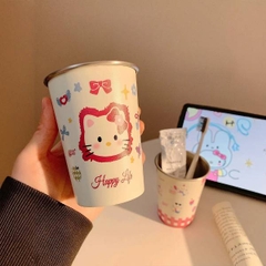 [ Set 5 Cái ] Cốc Súc Miếng Hello Kitty [ Inox 304 ] - 20689