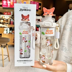 [ Set 2 Cái ] Bình Nước Zootopia [ 550ml ] - 20724