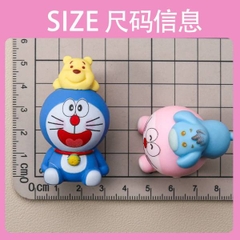 [ Set 16 Cái ] Charm 3D Doraemon - 20804