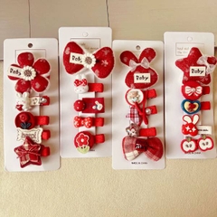 [ Set 12 Vỉ ] Kẹp Tóc [ Vỉ 5 Cái ] - 21479