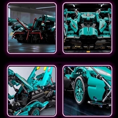 Lego Siêu Xe Lamborghini Tiffany Blue V12 [ Size 1:14 / 36cm ] - 21568