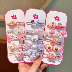 [ Set 12 Vỉ ] Kẹp Tóc Sanrio - 21691