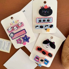 [ Set 12 Vỉ ] Kẹp Tóc [ Vỉ 3 Cái ] - 21735