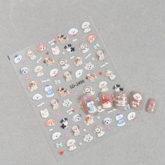[ Set 20 Tấm ] Sticker Dán Nail [ Nhiều Mẫu ] - 21860