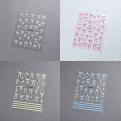 [ Set 20 Tấm ] Sticker Dán Nail [ Nhiều Mẫu ] - 21858