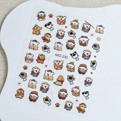 [ Set 20 Tấm ] Sticker Dán Nail - 21853