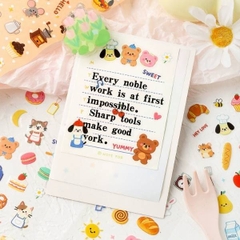 [ Set 12 Túi ] Sticker [ 1 Túi 4 Tấm ] - 21836