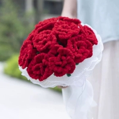 [ Set 2 Bó ] Hoa Cúc Kẽm Nhung 11 Hoa [ Đã Hoàn Thiện ] - 18181