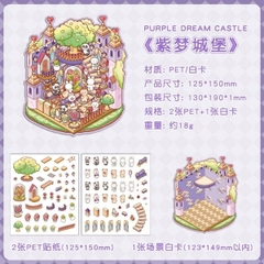 [ Set 50 Túi ] Sticker Trang Trí 3D / Hơn 50 Mẫu [ 13*19cm ] - 18516