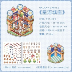 [ Set 50 Túi ] Sticker Trang Trí 3D / Hơn 50 Mẫu [ 13*19cm ] - 18516