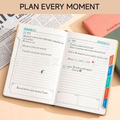 [ Set 5 Quyển ] Sổ Kế Hoạch [ A5/ Bìa Da ] - 18276