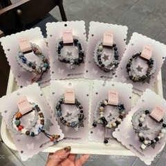 [ Set 10 Vỉ ] Vòng Tay [ Vỉ 2 Cái / Mẫu Sẽ Thay Đổi Charm Đôi Chút Tuỳ Đợt Hàng ] - 19801