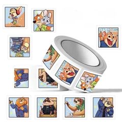 [ Set 20 Cuộn ] Sticker Zootopia [ 500 Nhãn ] - 21642