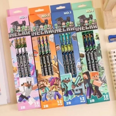 [ Set 12 Hộp ] Bút Chì Minecraft [ Hộp 12 Cây ] - 19773