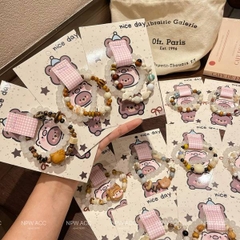 [ Set 10 Vỉ ] Vòng Tay [ Vỉ 2 Cái / Mẫu Sẽ Thay Đổi Charm Đôi Chút Tuỳ Đợt Hàng ] - 19800