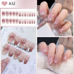 [ Set 5 Hộp ] Nail [ 24 PCS + Keo Thạch ] - 21871