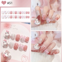 [ Set 5 Hộp ] Nail [ 24 PCS + Keo Thạch ] - 21875