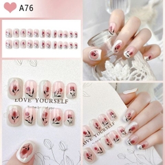 [ Set 5 Hộp ] Nail [ 24 PCS + Keo Thạch ] - 21879