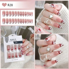 [ Set 5 Hộp ] Nail [ 24 PCS + Keo Thạch ] - 21883