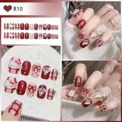 [ Set 5 Hộp ] Nail [ 24 PCS + Keo Thạch ] - 21885