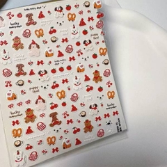 [ Set 20 Tấm ] Sticker Dán Nail - 22147