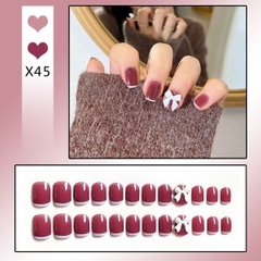[ Set 5 Hộp ] Nail [ 24 PCS + Keo Thạch ] - 21890