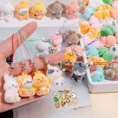 [ Set 12 Cái ] Dây Treo Điện Thoại 12 Con Giáp Nhung - 20234