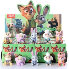 [ Set 2 Hộp Mù ] Charm Nhung Zootopia [ Hộp 12 Cái ] - 19950