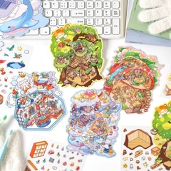 [ Set 20 Túi ] Sticker Trang Trí 3D - 22551