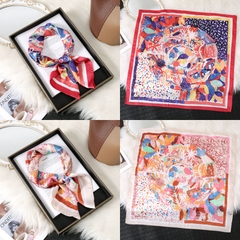 [ Set 10 Cái ] Khăn Lụa Vuông Hàn Quốc [ 70*70cm - Không Hôp ] - 18110