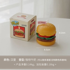 [ Set 5 Hộp ] Nến Thơm Hamburger [ Mùi Cà Phê Sữa ] - 922405