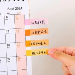 [ Set 20 Xấp ] Giấy Note Ghi Chú [ Pet - Trong Suốt ] - 922430