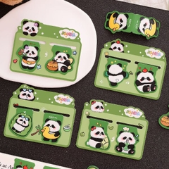[ Set 20 Vỉ ] Đánh Dấu Trang Từ Tính Panda Dodo [ 1 Vỉ 2 Cái ] - 922438
