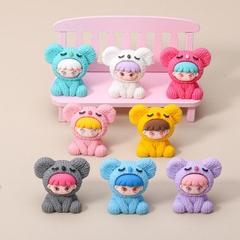 [ Set 10 Cái ] Charm 3D Gấu Mặt Quạo - 922506