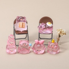 [ Set 10 Cái ] Charm 3D Heo Hồng Trong Suốt - 922525