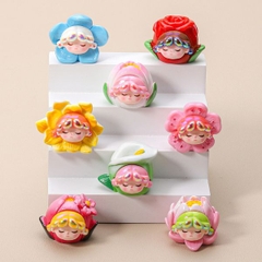 [ Set 10 Cái ] Charm 3D Búp Bê Hoa - 922537