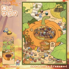 [ Set 10 Bộ ] Sticker Trang Trí 3D [ 21 x 28cm ] - 922818