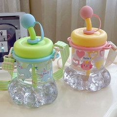 [ Set 2 Cái ] Bình Nước Chân Mèo [ 1000ml ] - 922971