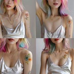 [ Set 10 Xấp ] Hình Xăm Nước [ 1 Xấp 8 Tấm ] - 934638