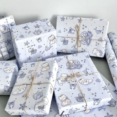 [ Set 12 Xấp ] Giấy Gói Quà [ Mix 4 Mẫu - Size 50*70 - 1 Cuộn 6 Tờ ] - 934694
