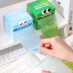 [ Set 10 Hộp ] Giấy Note Pha Lê [ Mix 10 Mẫu - 1 Hộp 105 Tấm - Có Keo - 70*50mm ] - 935097