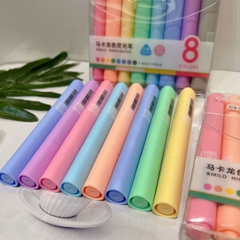[ Set 128 Cây ] Bút Huỳnh Quang Graffiti Macaron [ 8 Màu - Kèm Kệ ] - 935170
