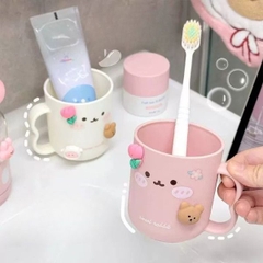 [ Set 6 Cái ] Cốc Đựng Bàn Chải [ Không Kèm Sticker ] - 935449