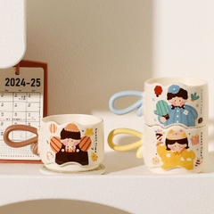 [ Set 2 Cái ] Ly Cốc Sứ [ Hộp Đẹp ] - 95564